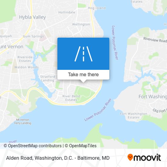 Mapa de Alden Road