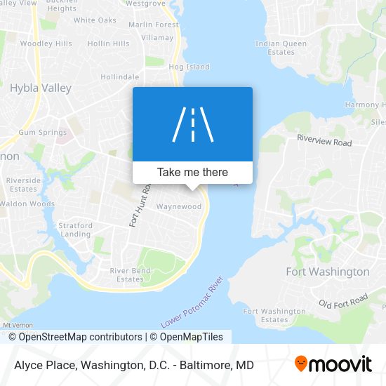 Alyce Place map