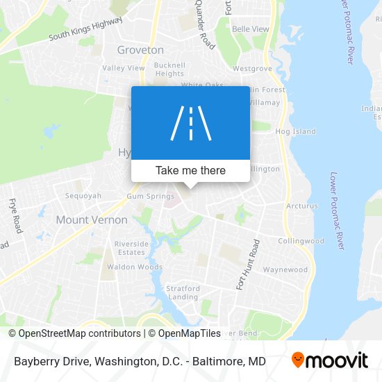 Mapa de Bayberry Drive