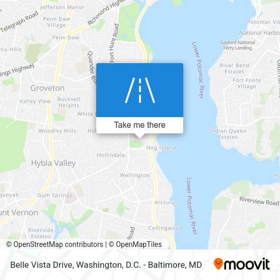 Mapa de Belle Vista Drive