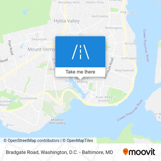Bradgate Road map