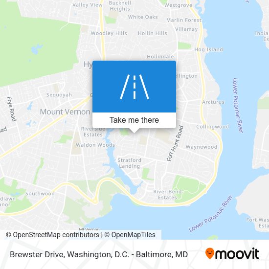Brewster Drive map