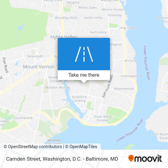 Mapa de Camden Street