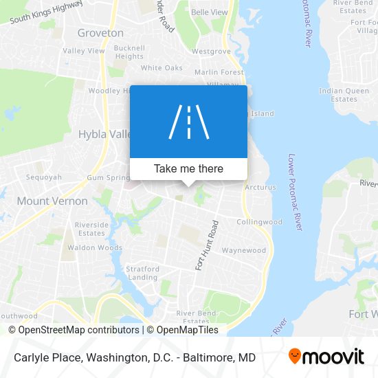 Mapa de Carlyle Place