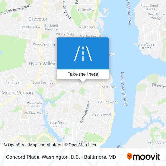 Mapa de Concord Place