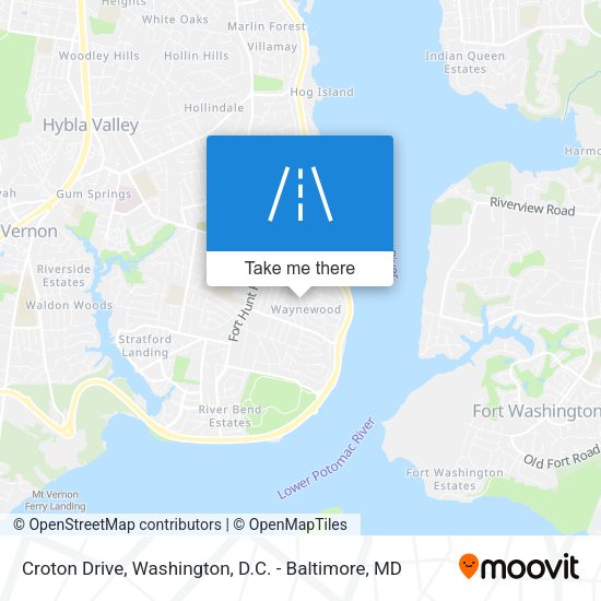 Croton Drive map