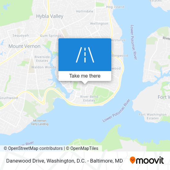 Mapa de Danewood Drive