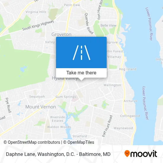 Daphne Lane map