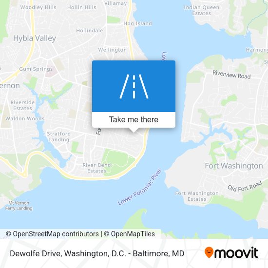 Dewolfe Drive map