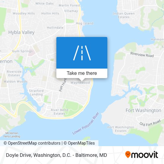 Mapa de Doyle Drive