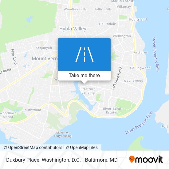 Mapa de Duxbury Place