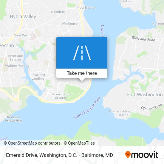 Emerald Drive map