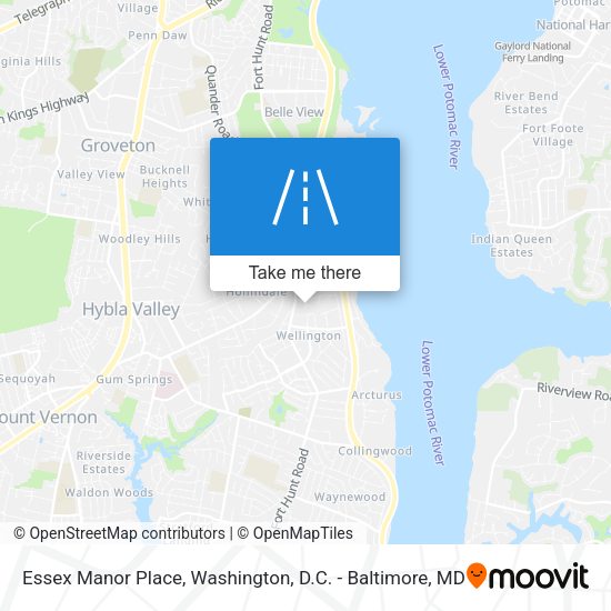 Essex Manor Place map