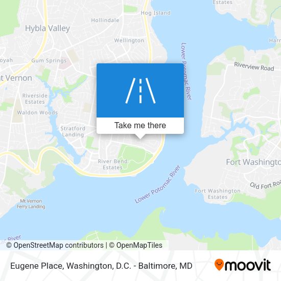 Eugene Place map