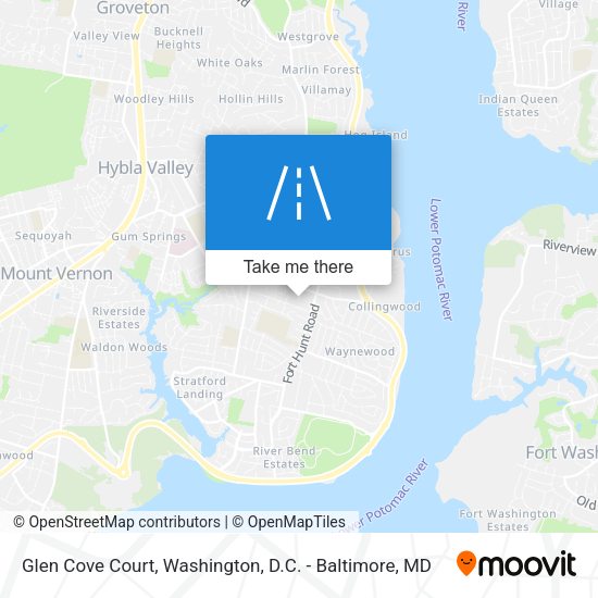 Mapa de Glen Cove Court