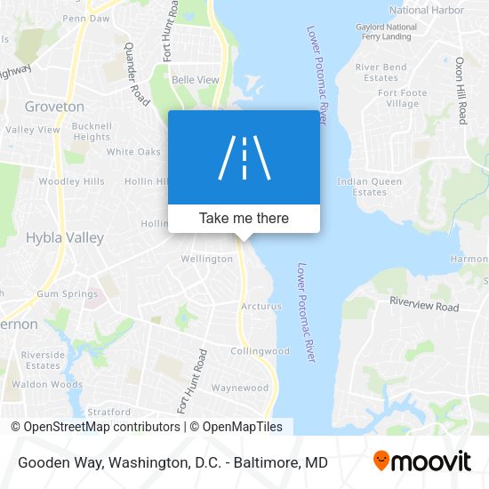 Mapa de Gooden Way