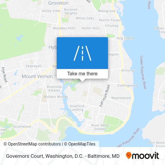 Governors Court map
