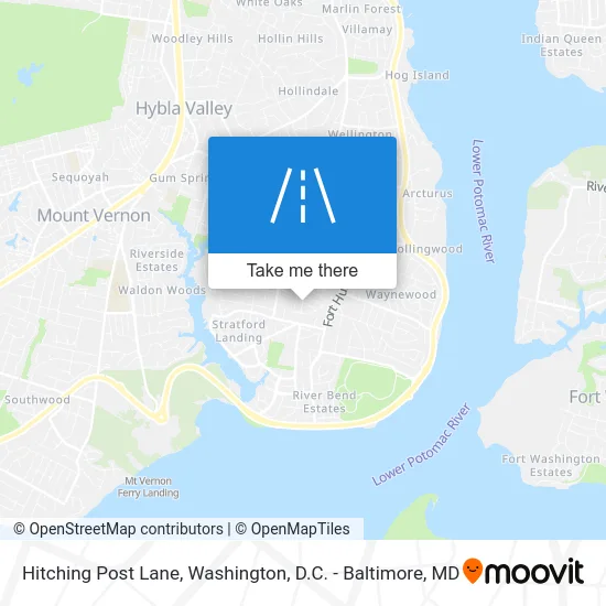 Hitching Post Lane map