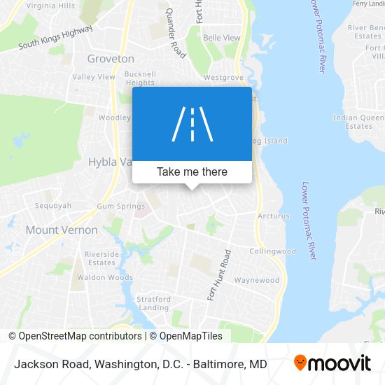 Jackson Road map