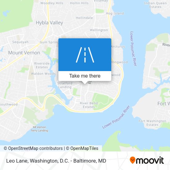Leo Lane map
