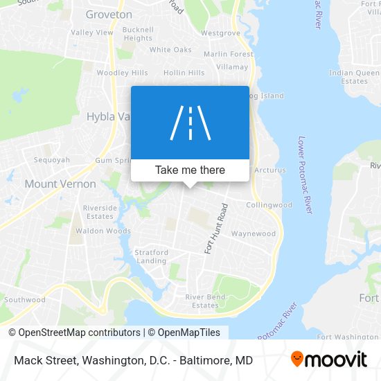 Mack Street map