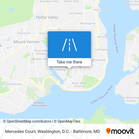 Mapa de Mercedes Court