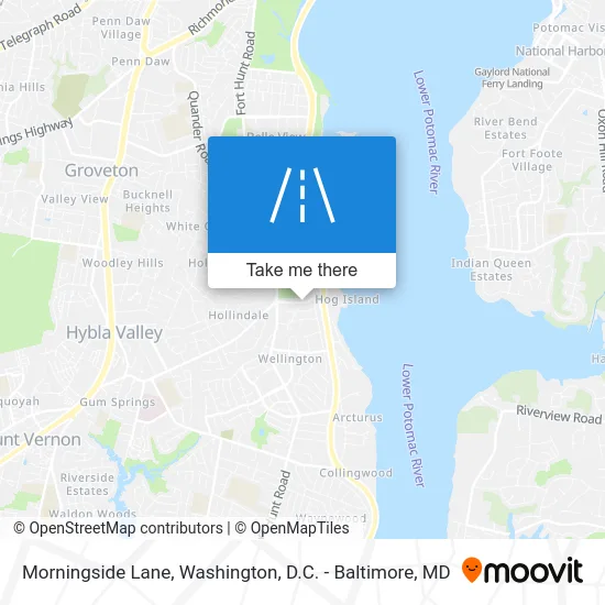 Morningside Lane map