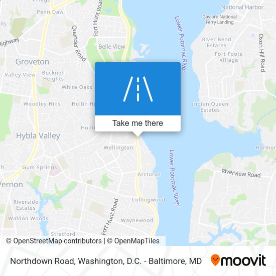 Northdown Road map