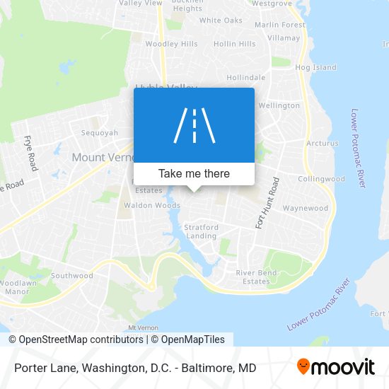 Porter Lane map