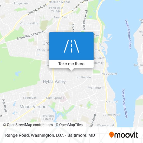 Mapa de Range Road