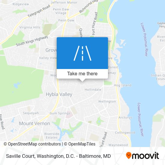 Saville Court map