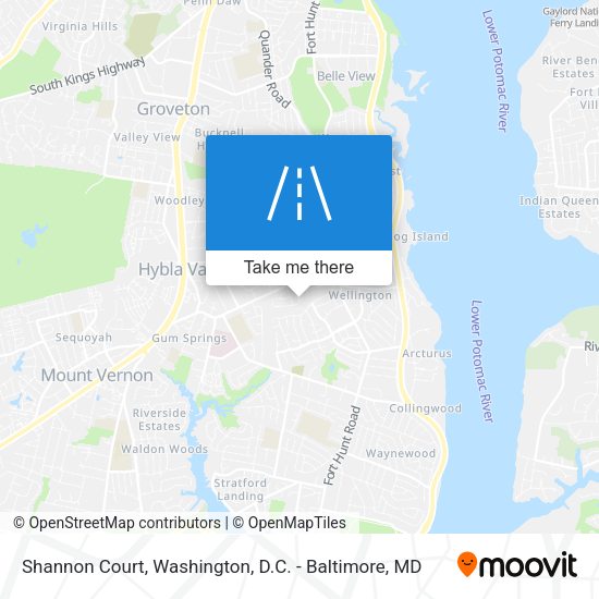Shannon Court map