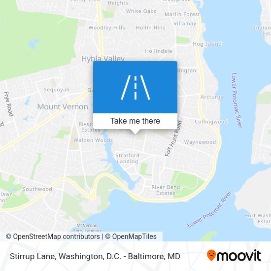 Stirrup Lane map
