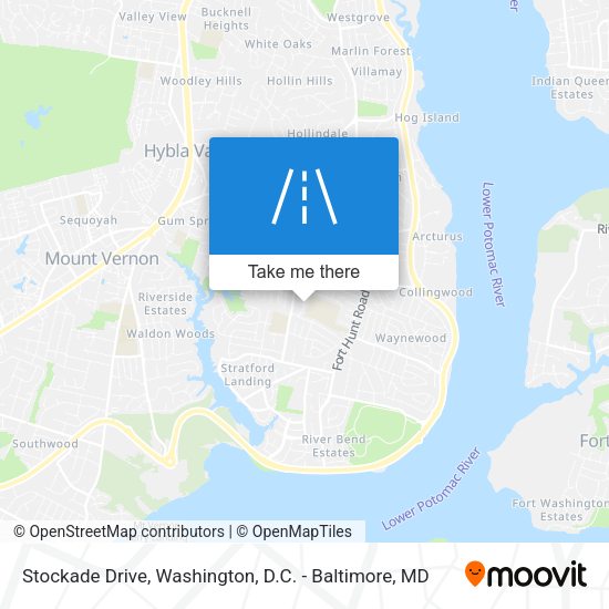 Stockade Drive map