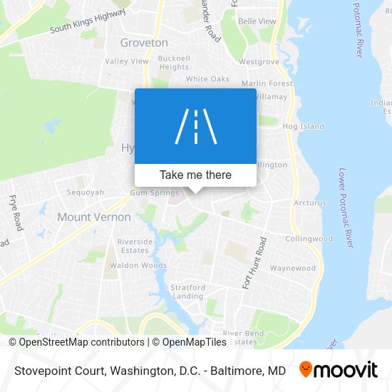 Mapa de Stovepoint Court