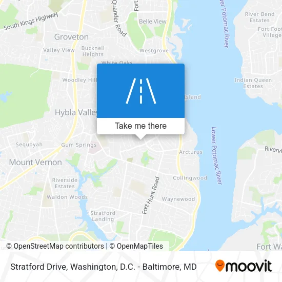 Mapa de Stratford Drive