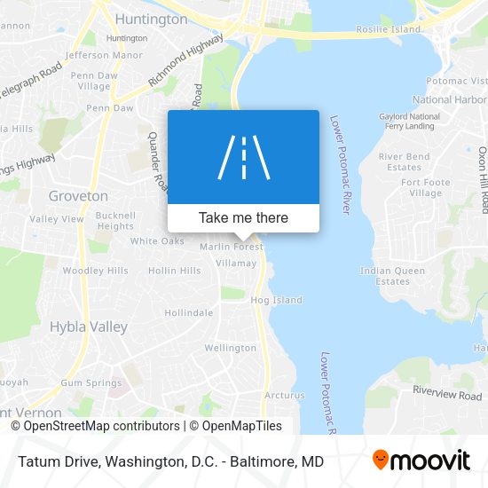 Tatum Drive map