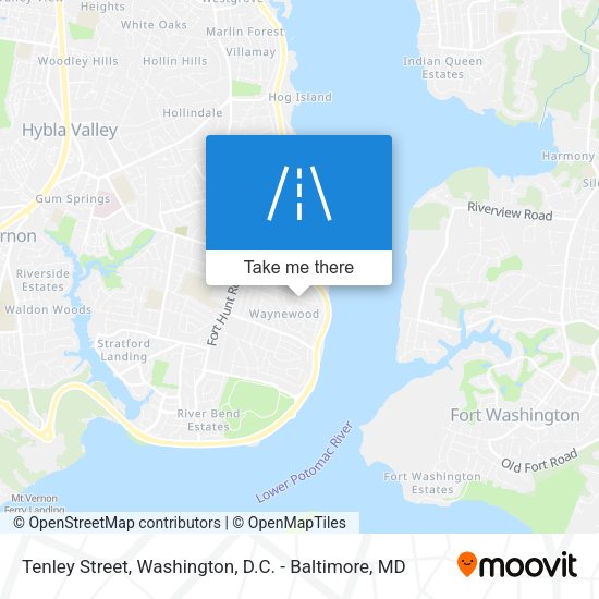 Tenley Street map
