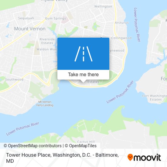 Tower House Place map