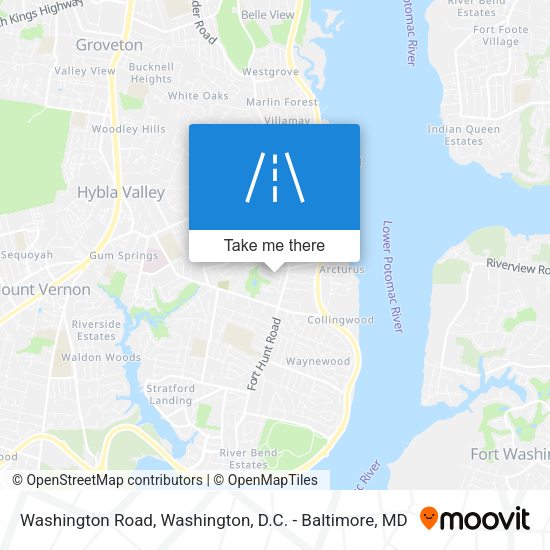 Washington Road map