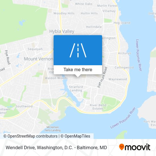 Wendell Drive map