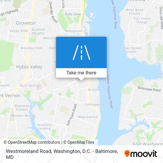 Mapa de Westmoreland Road