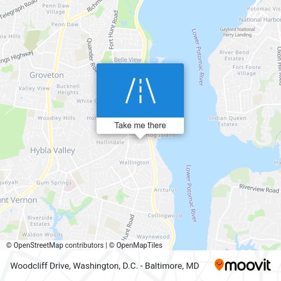 Woodcliff Drive map