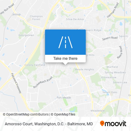 Amoroso Court map