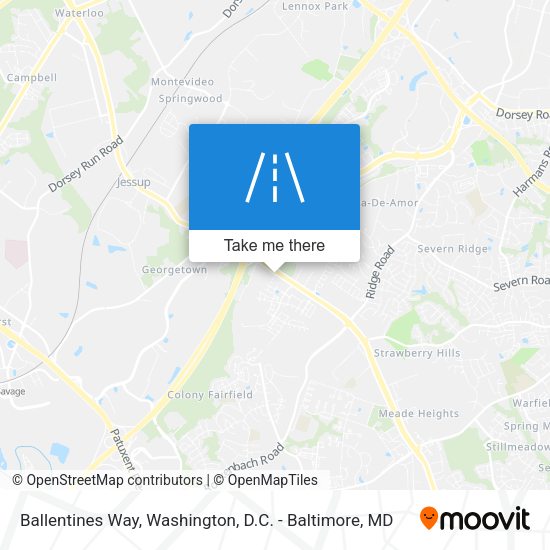 Mapa de Ballentines Way