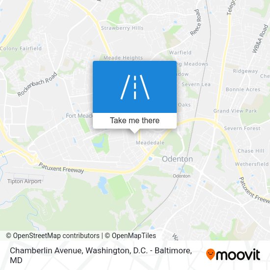 Mapa de Chamberlin Avenue
