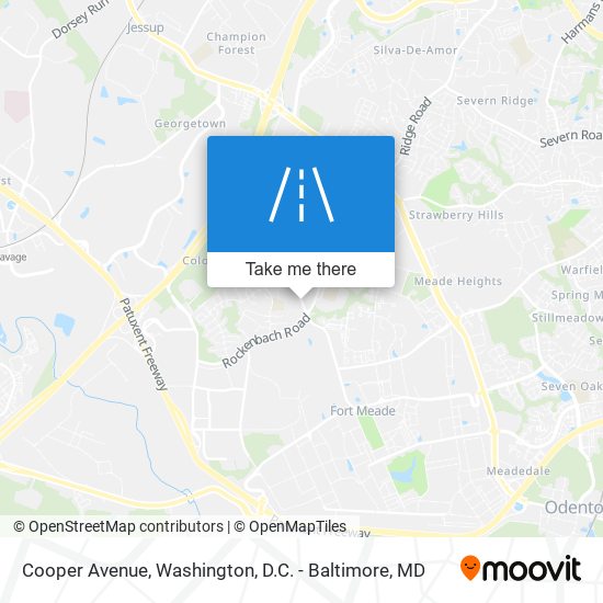 Mapa de Cooper Avenue