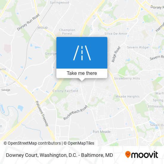 Downey Court map