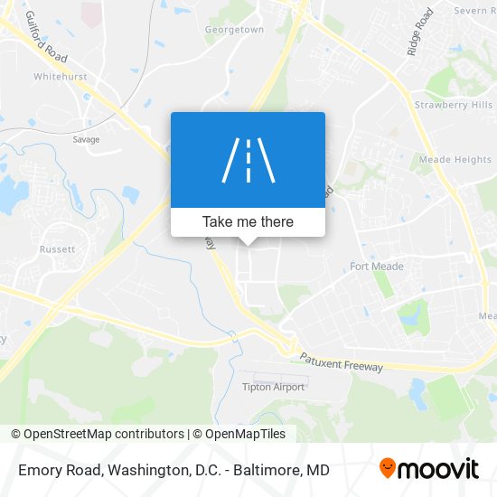 Emory Road map