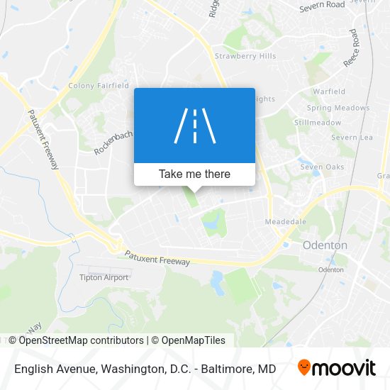 English Avenue map